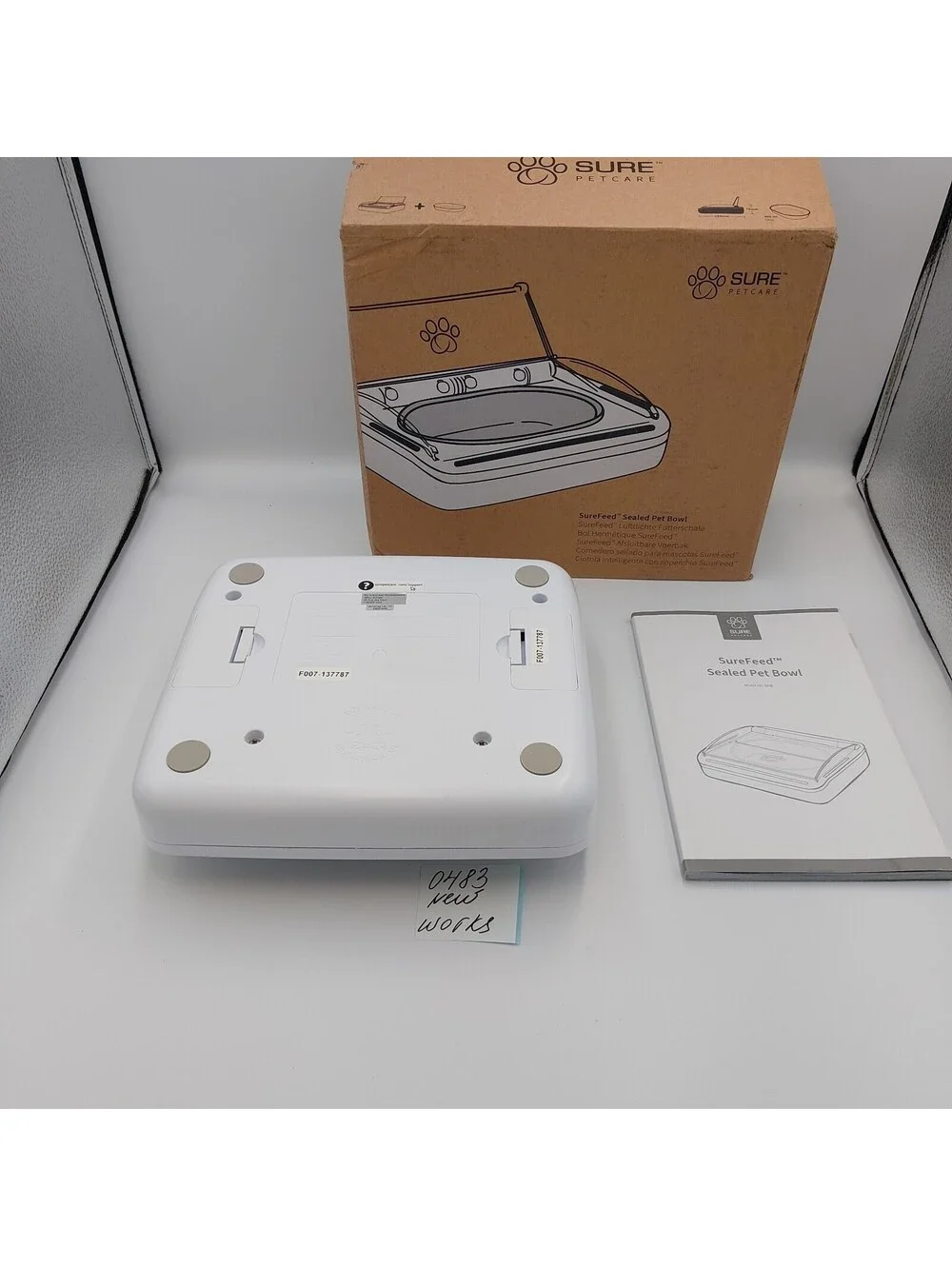 Surefeed - Motion SENSOR Activated Sealed Pet Bowl - NOT Microchip Activated